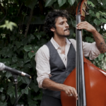 Foto Gato Jazz contrabajo